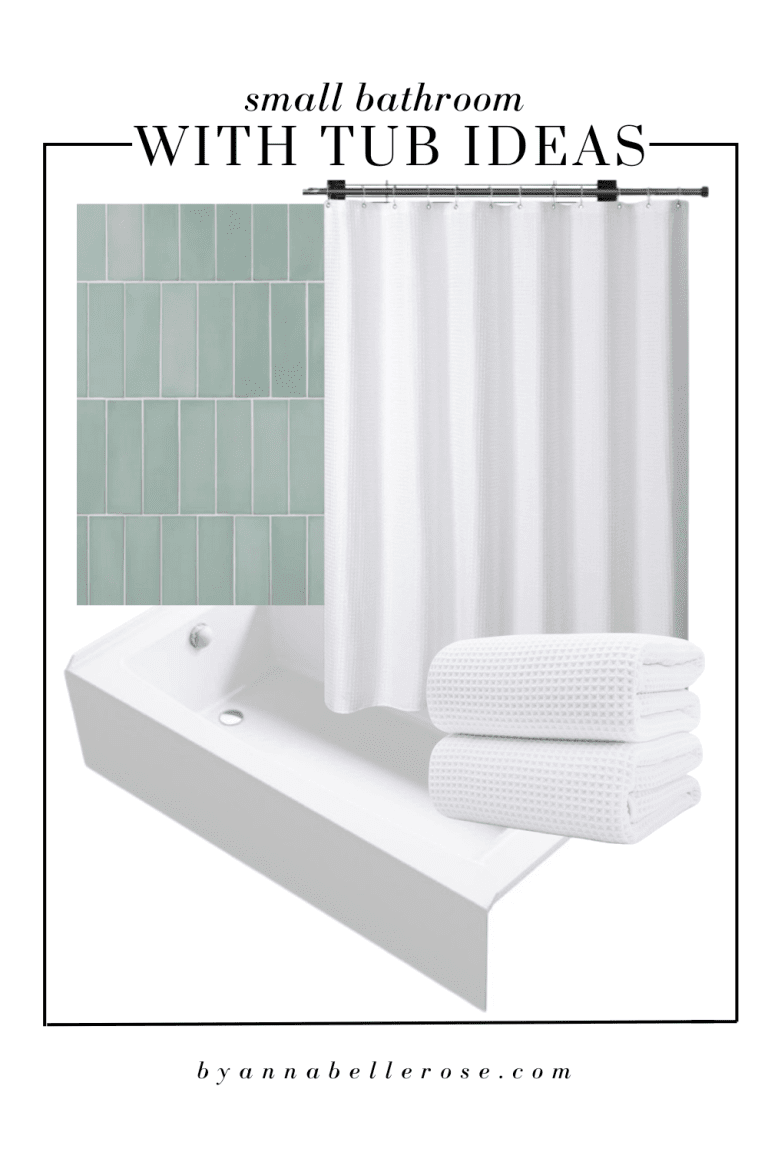 The Best Small Bathroom Remodel with Tub Ideas - By Annabelle Rose