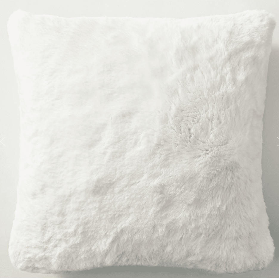 Restoration hardware outlet fur pillows